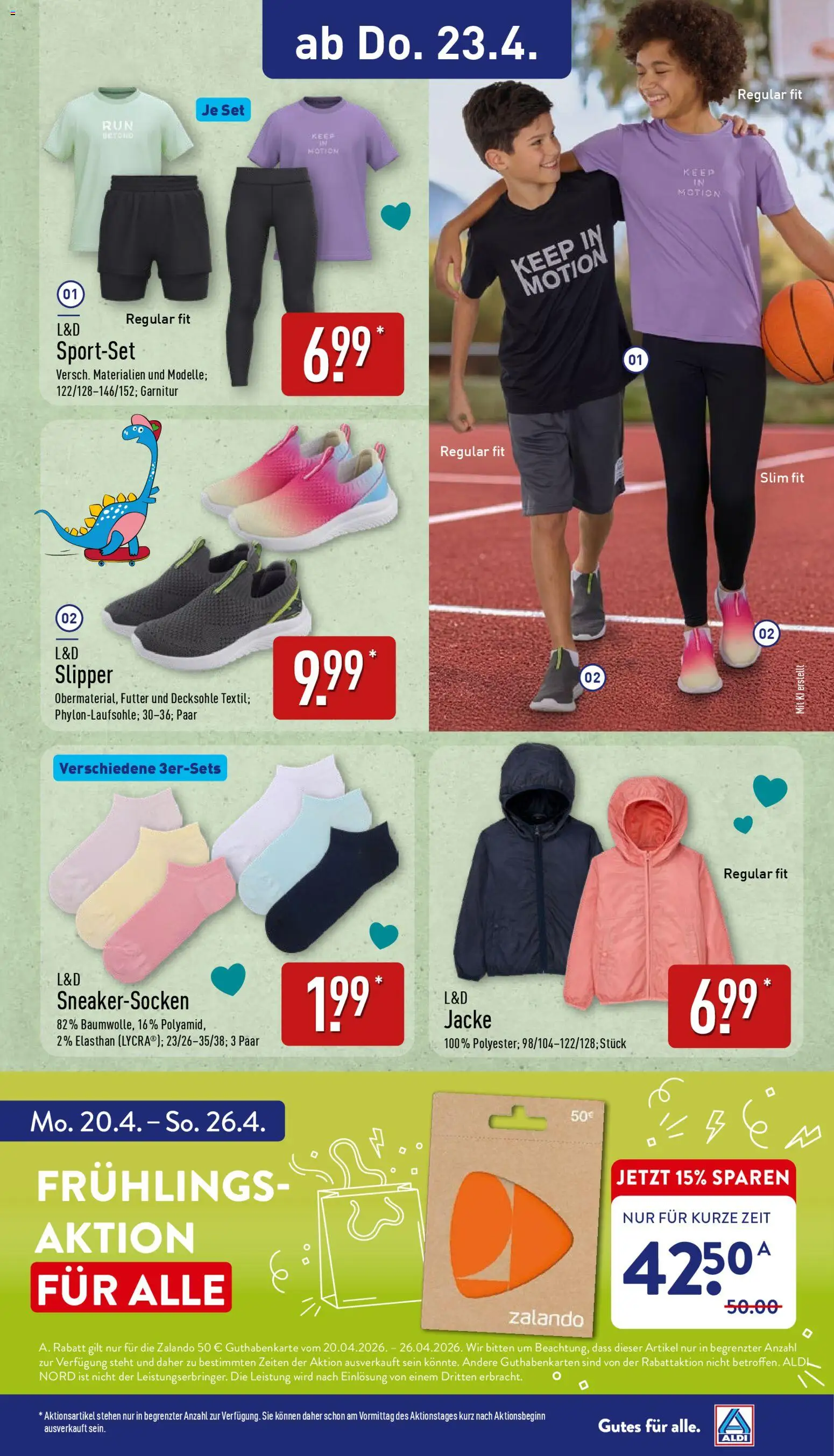 Aldi Ausblick – gültig ab 20.04.2026 | Seite: 14 | Produkte: Jacke