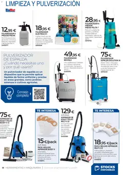Vista previa BigMat - Jardin y Piscinas 2026 válido desde el 23.03.2026 | Página: 44 | Productos: Polvo, Mochila, Té, Aspirador