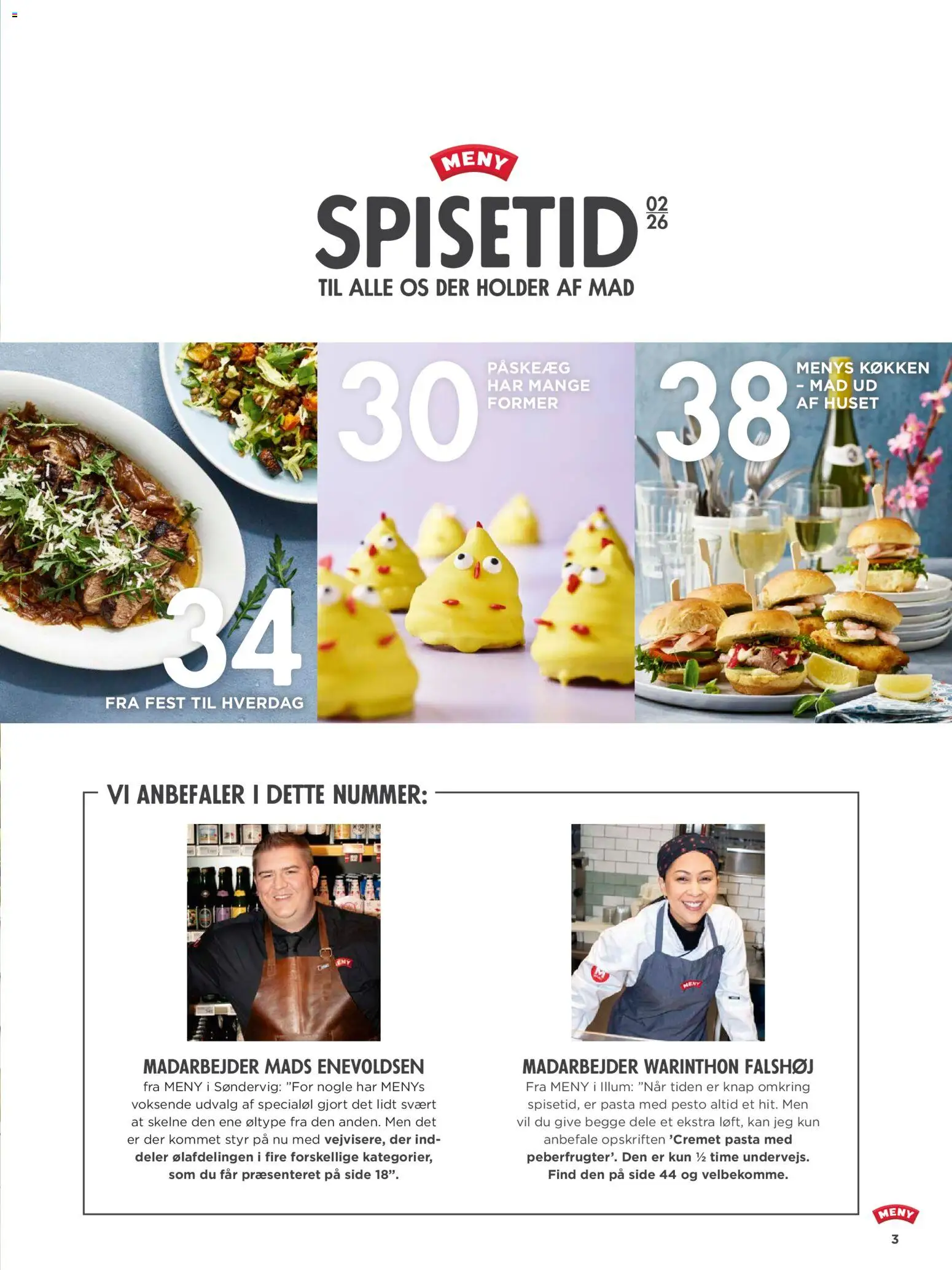 Meny tilbudsavis – gyldig fra 20.03.2026 | Side: 3 | Produkter: Pasta, Pesto, Søm