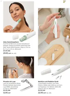 Tchibo aktionen Ein Leben in Balance ab 24.03.2026 gültig | Seite: 21 | Produkte: Pinzette, Tasche