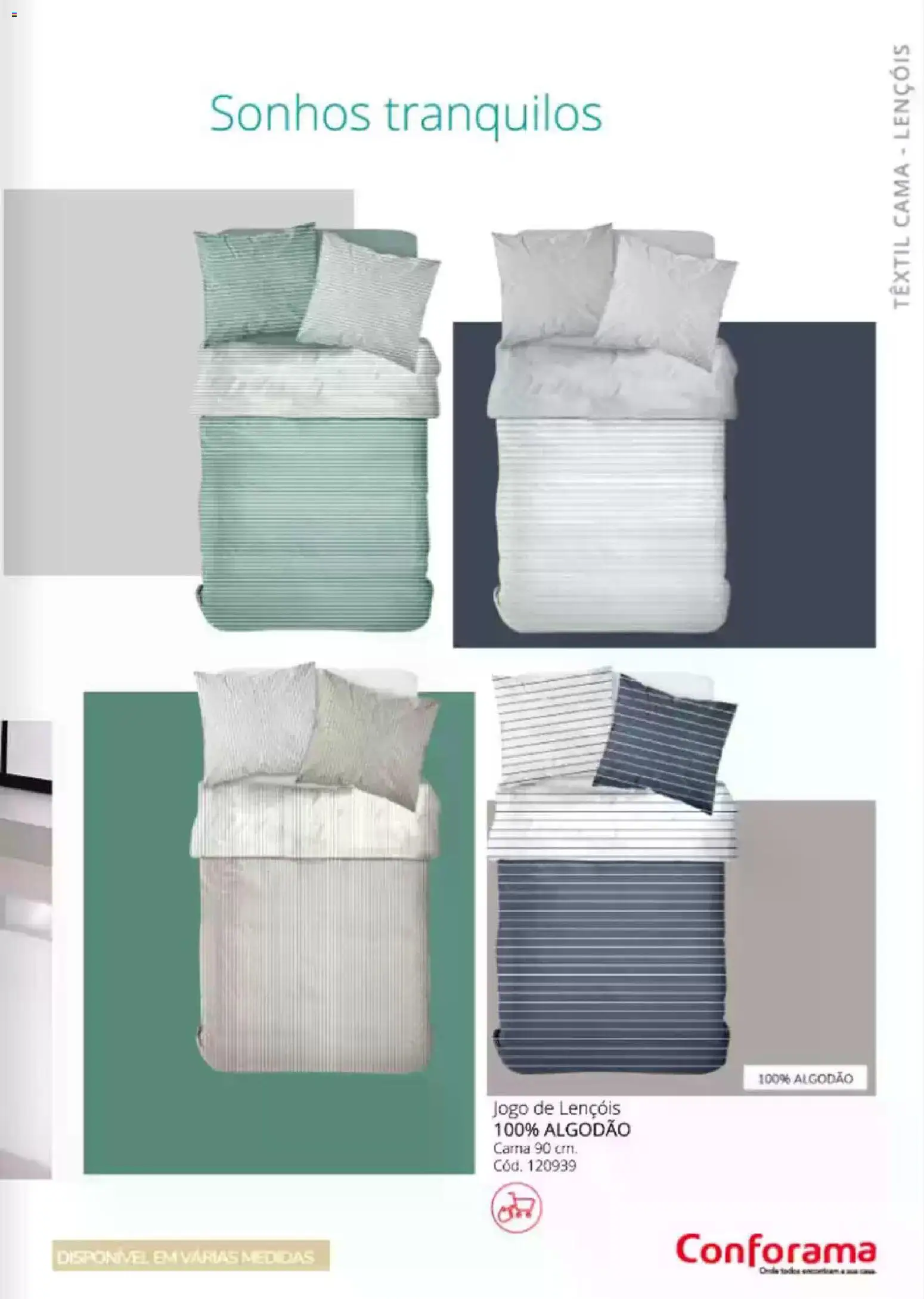 Conforama Camitis │ válido de 05.02.2026 | Página: 23 | Produtos: Lençóis, Algodão, Cama