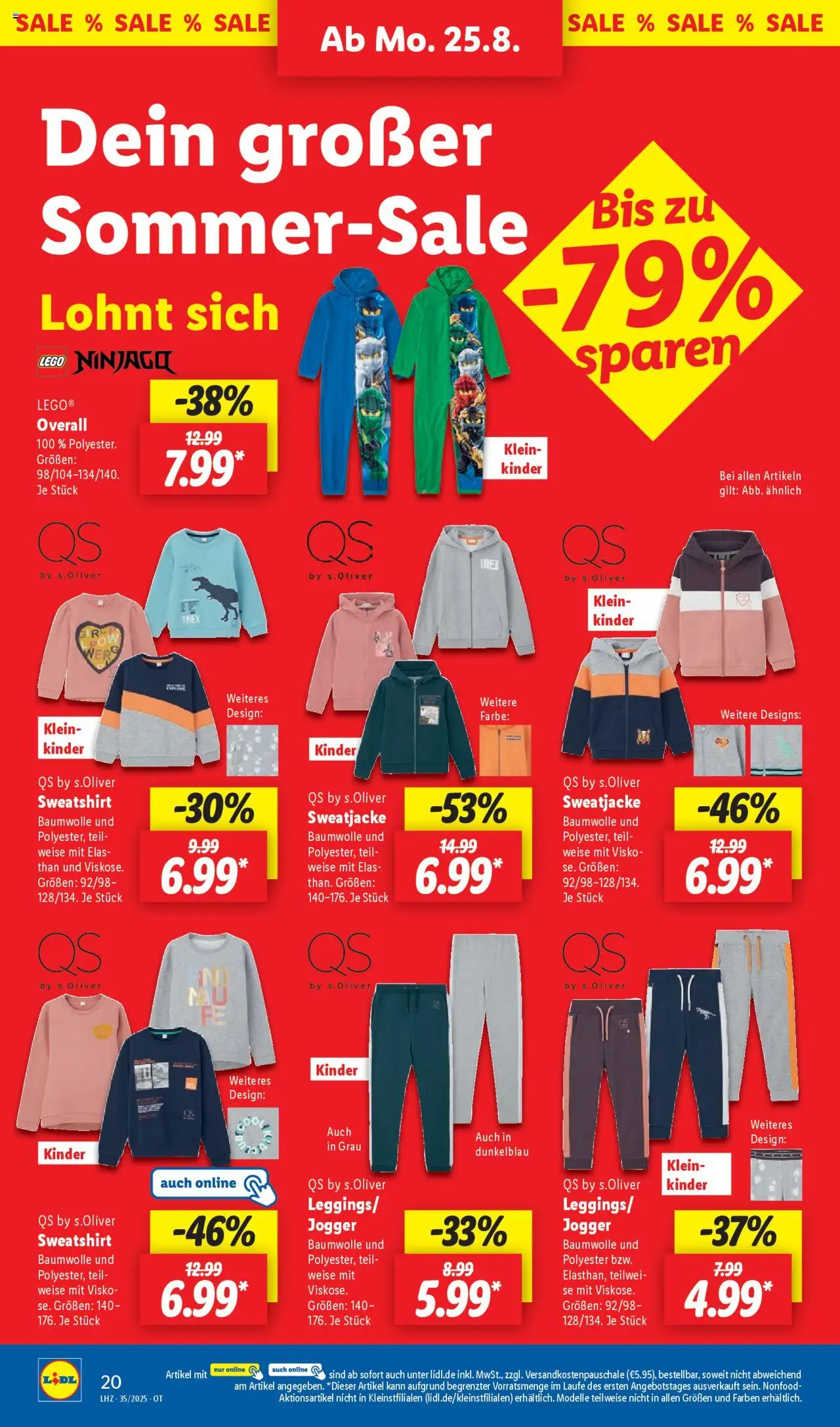 Lidl Prospekt Grimma - gültig ab dem 25.08.2025 | Seite: 30 | Produkte: Sweatjacke, Sweatshirt, Overall