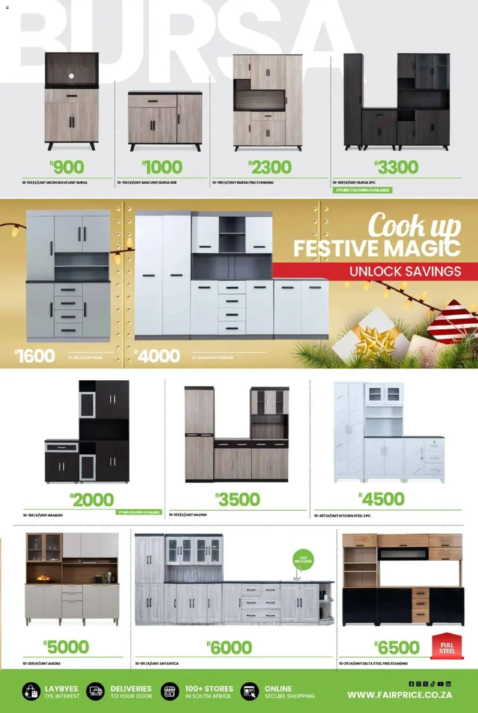 New Fair Price catalogue – valid from 01.12.2025 | Page: 19 | Products: Microwave, Tap