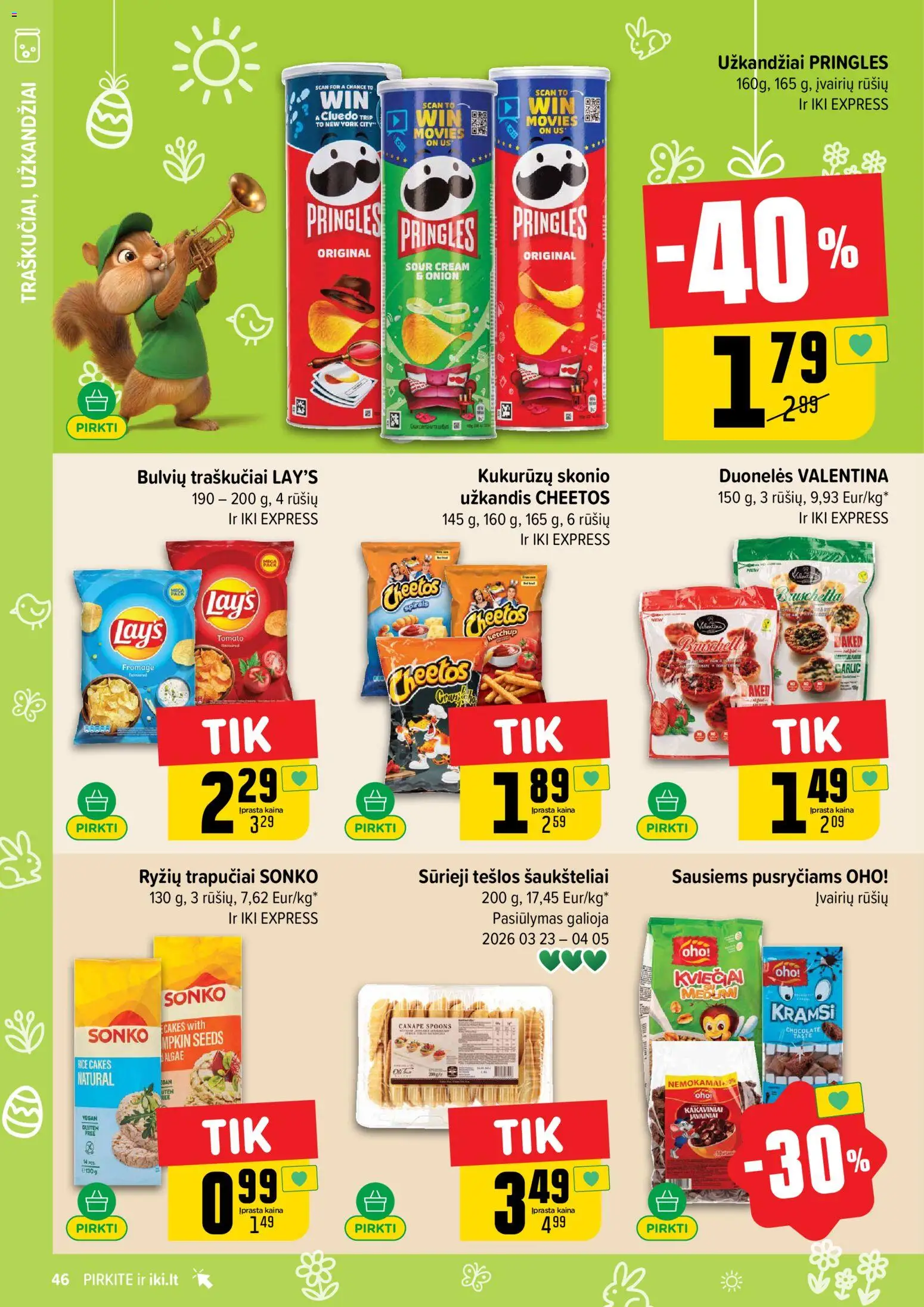 IKI akcijos nuo 23.03.2026 | Puslapis: 46 | Prekių: Traškučiai