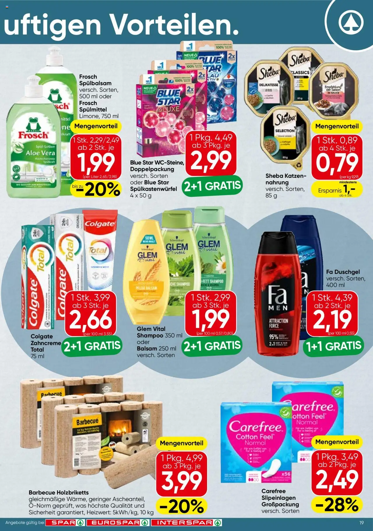 Spar Flugblatt - Salzburg gültig ab 28.08.2025 | Seite: 19 | Produkte: Shampoo, Duschgel