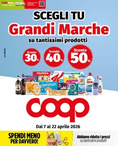 Anteprima del volantino COOP volantino Grandi Marche Bergamo valido a partire dal 07.04.2026