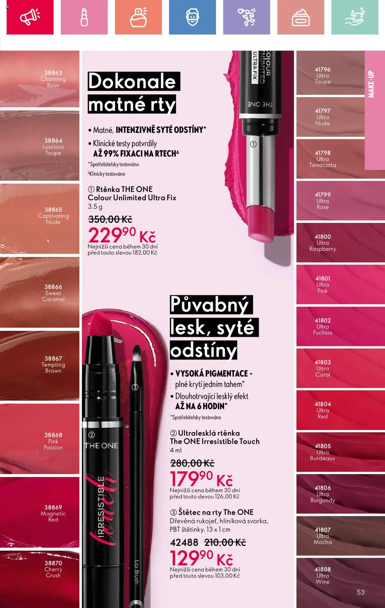 Oriflame katalog č.08/2025 od 25.05.2025 | Strana: 53 | Produkty: Makeup, Štětec, Rtěnka