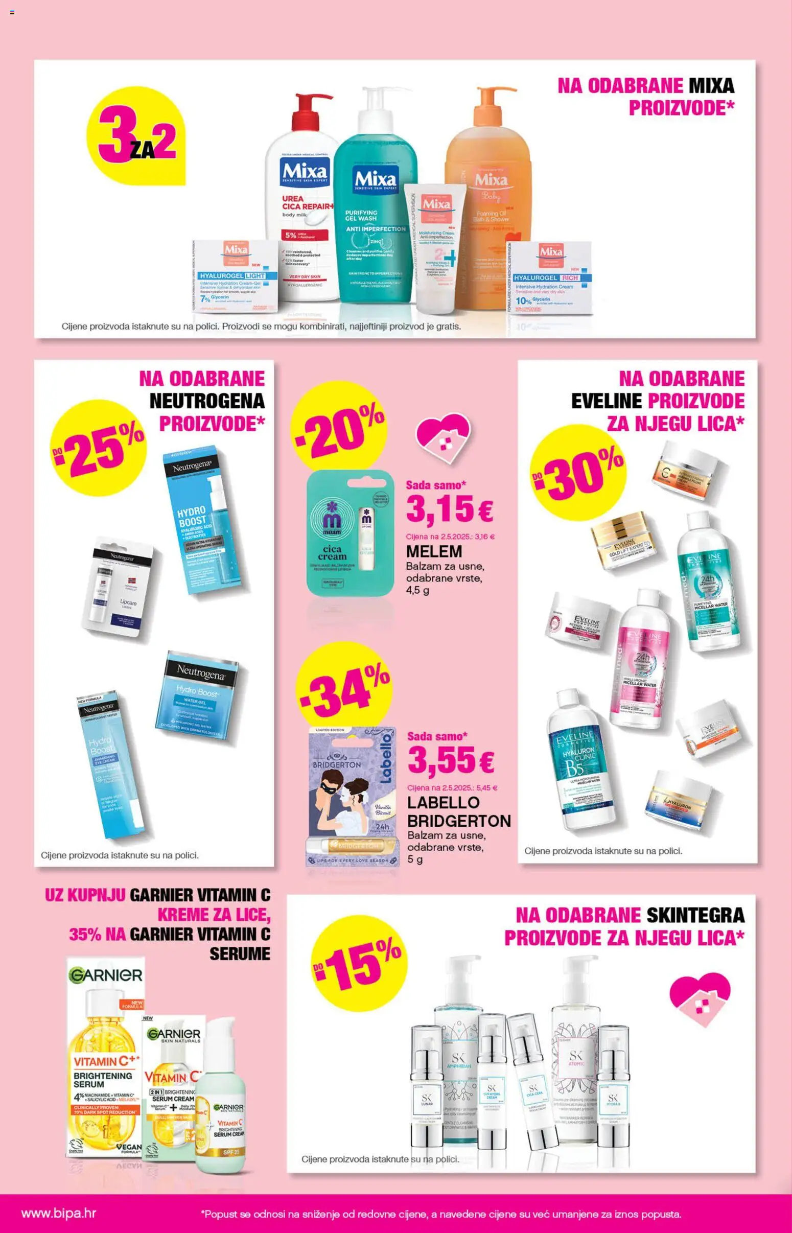 Bipa katalog | vrijedi od 05.03.2026 | Stranica: 4 | Proizvodi: Labello, Balzam za usne, Melem, Garnier
