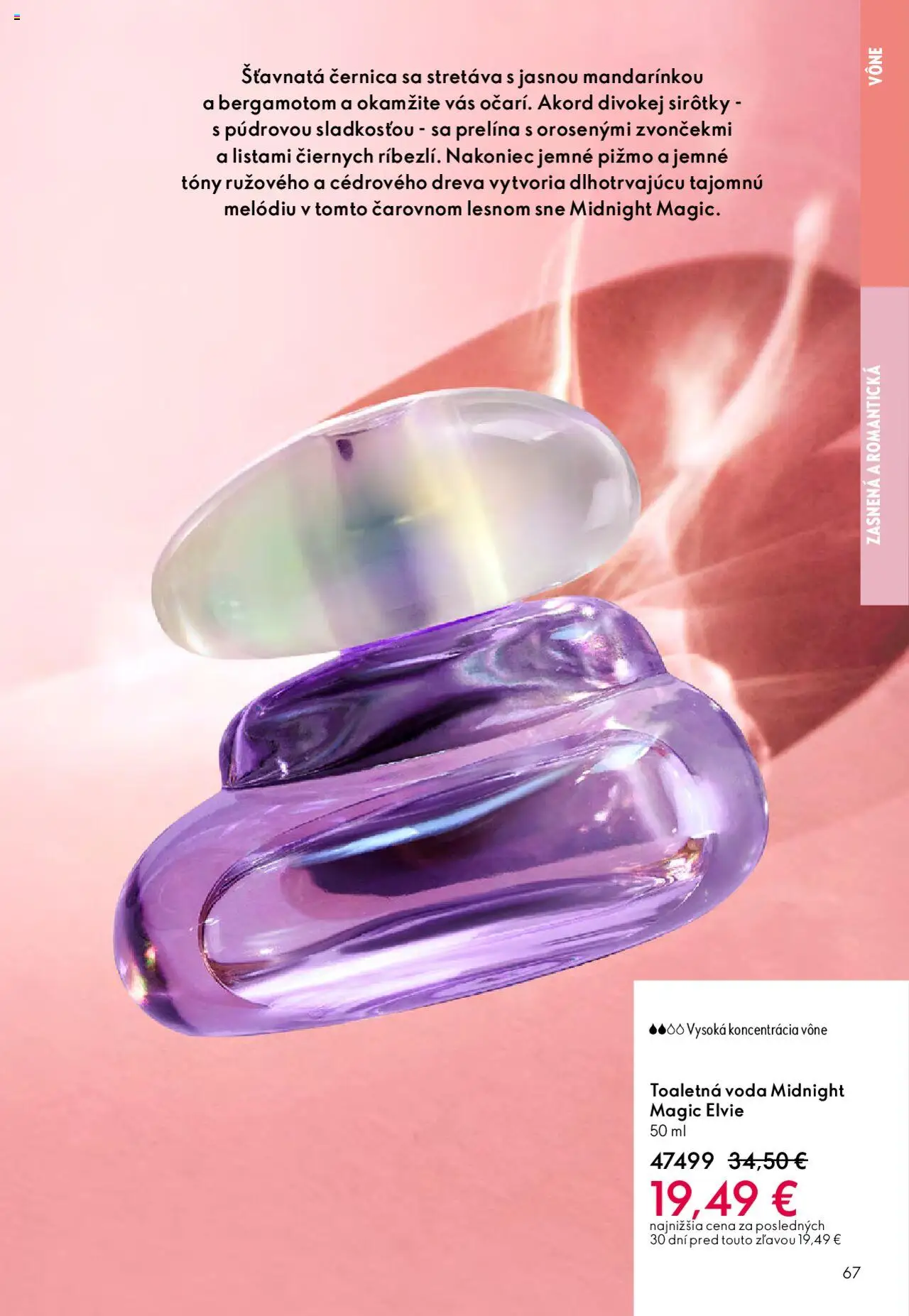 Nové Oriflame akcie – leták je platný od 01.10.2025 | Strana: 67 | Produkty: Toaletná voda, Voda