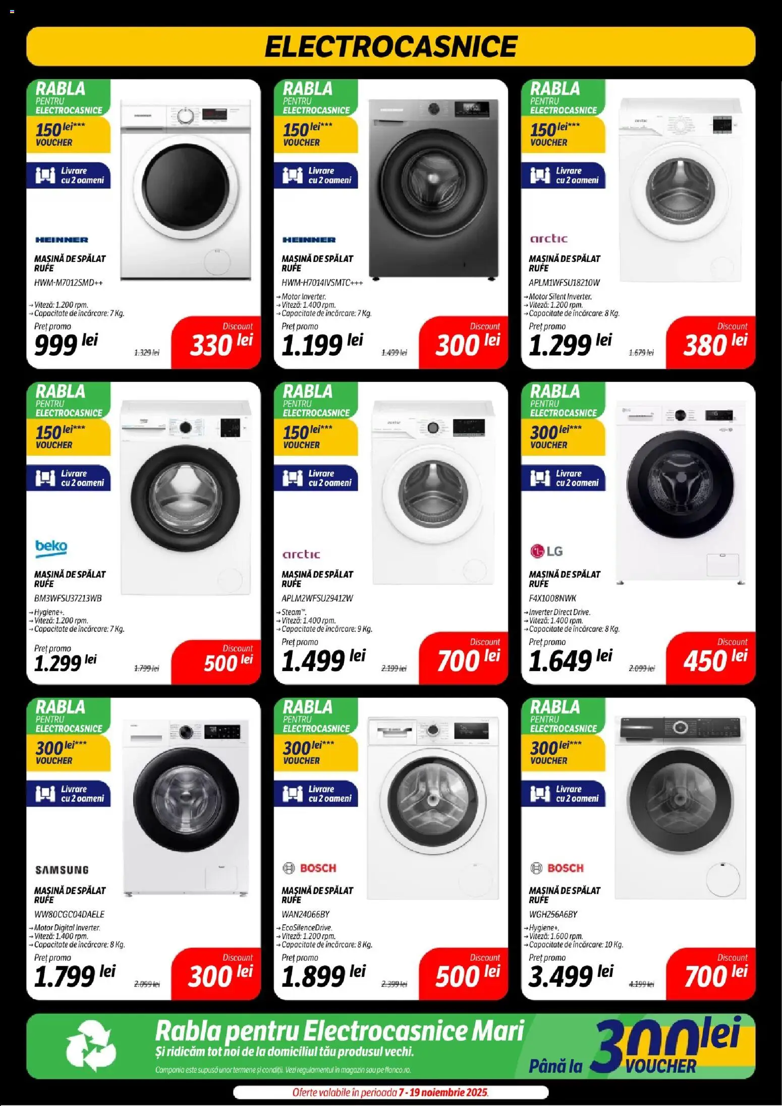 Noul catalog Flanco – valabil de la 14.11.2025 | Pagină: 26 | Produse: Mașină De Spălat