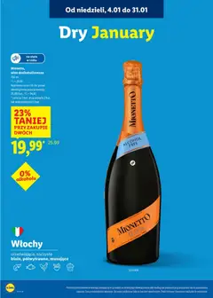 Pogląd oferty "Mionetto, wino dealkoholizowane, 750 ml, orzeźwiające, soczyste białe, półwytrawne, musujące, 0% alkoholu" - ważna od 05.01.2026 | Strona: 4