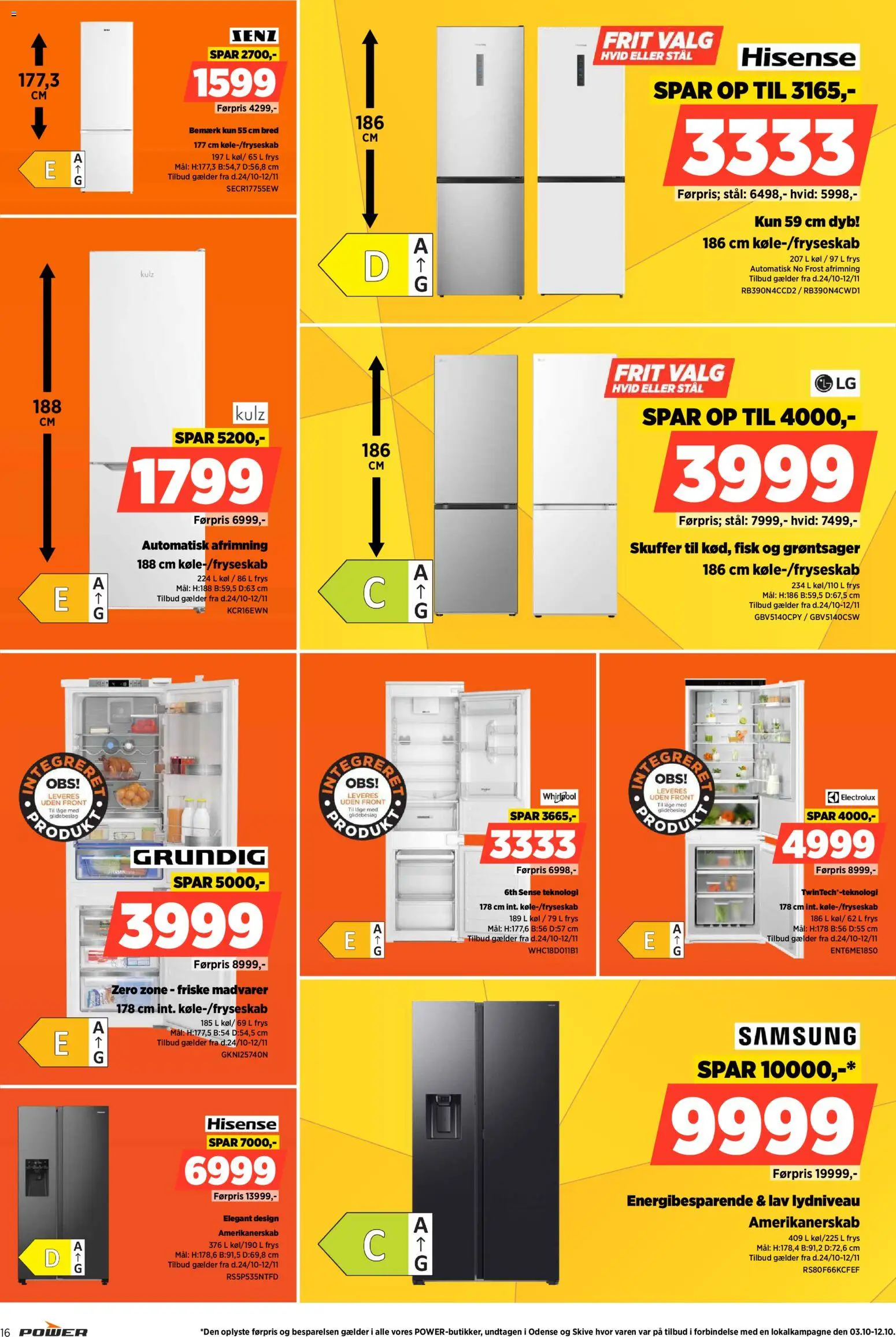 Power tilbudsavis – gyldig fra 24.10.2025 | Side: 16 | Produkter: Fisk