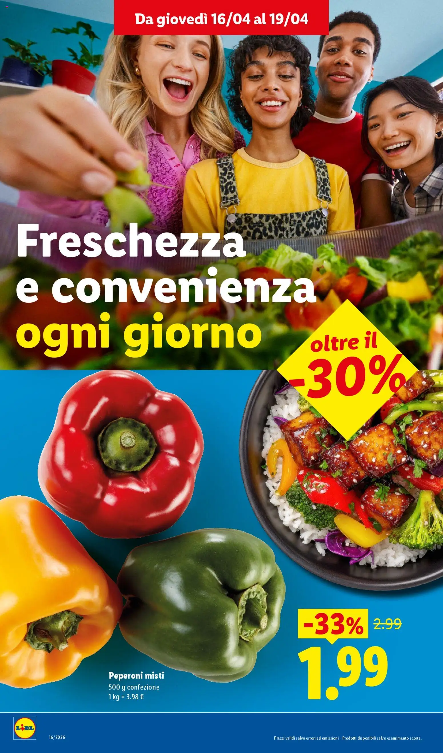 Volantino Lidl del 16.04.2026 | Pagina: 4 | Prodotti: Peperoni