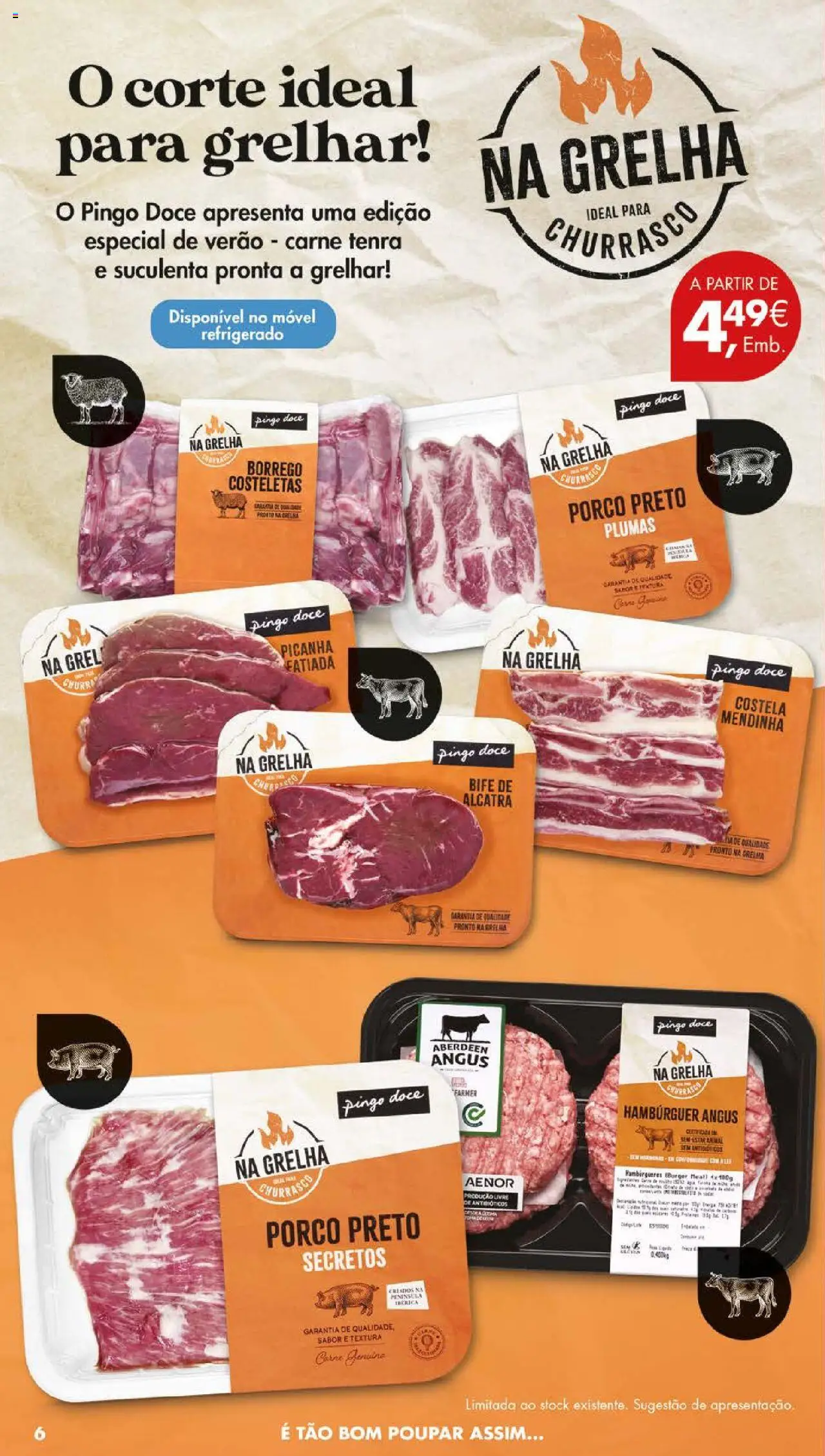 Pingo Doce folheto │ válido de 12.08.2025 | Página: 8 | Produtos: Top, Hambúrguer, Carne