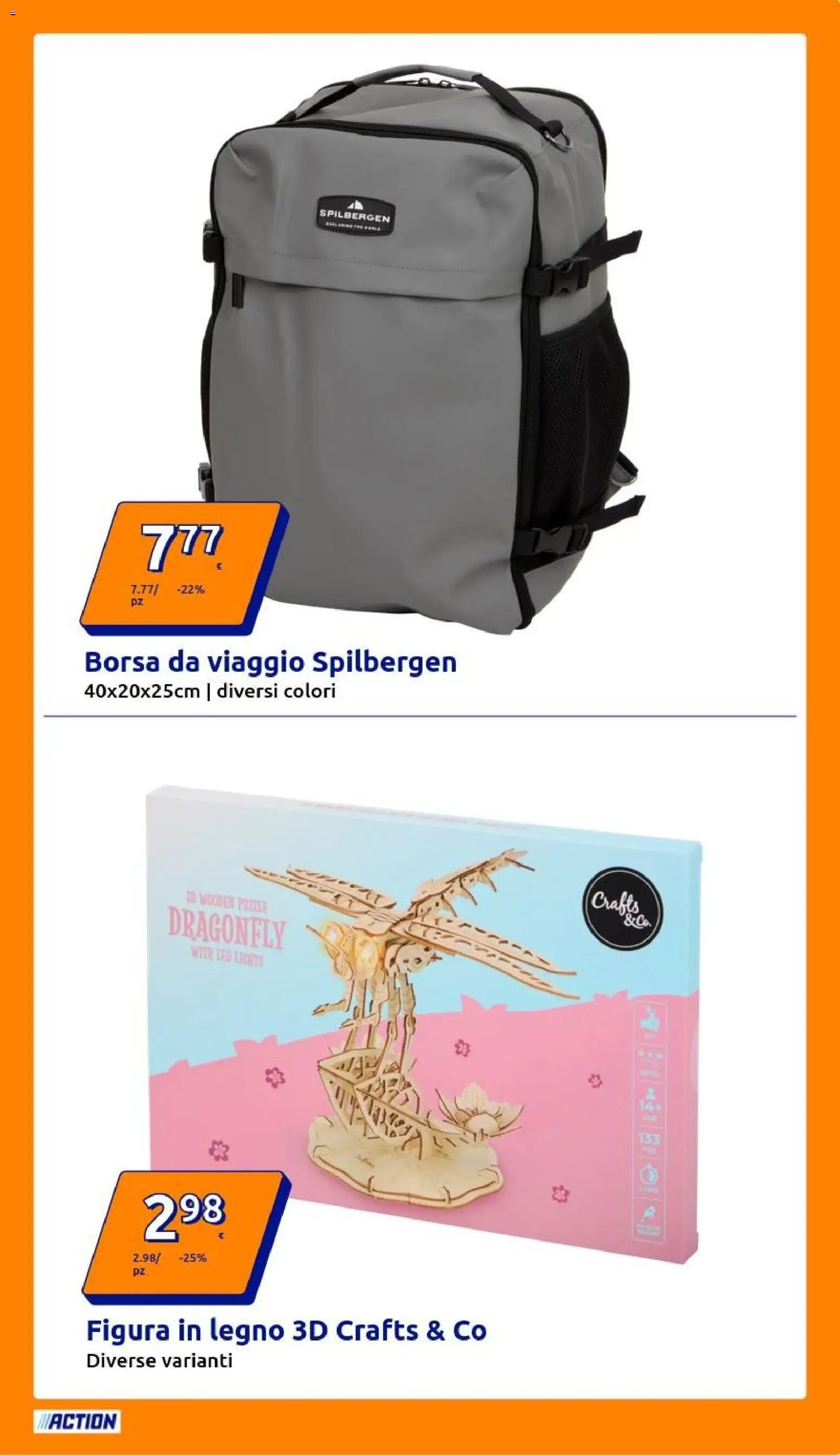 Volantino Action del 18.02.2026 | Pagina: 7 | Prodotti: Borsa da viaggio, Borsa