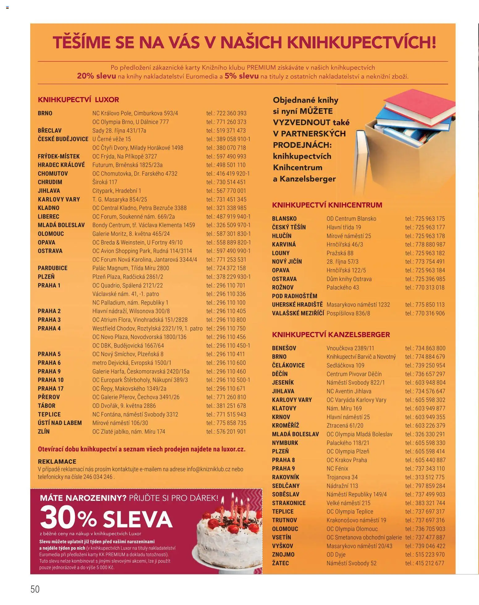 Luxor leták od 01.01.2026 | Strana: 50 | Produkty: Karty