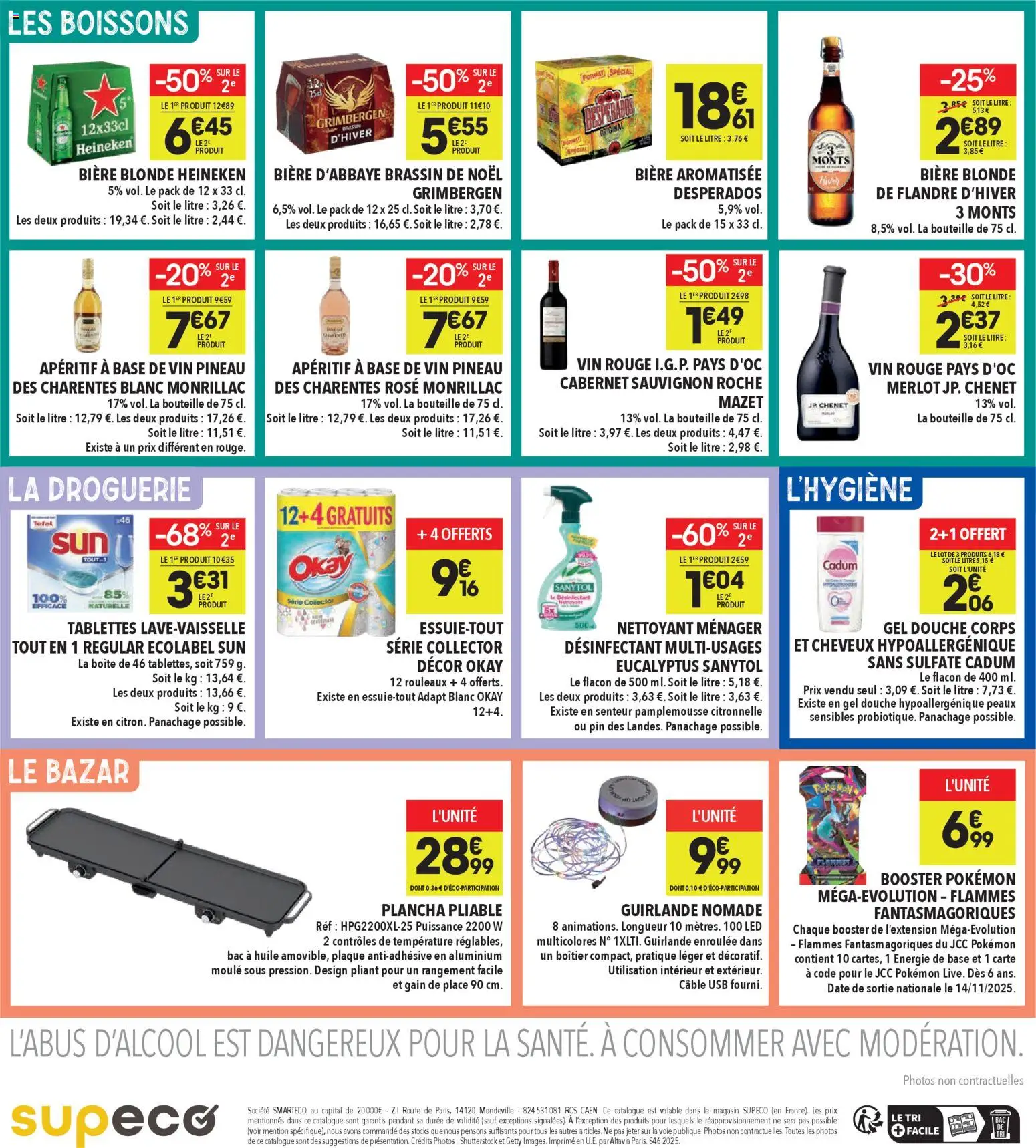 {H1} | Page: 4 | Produits: Plancha, Citronnelle, Huile, Heineken