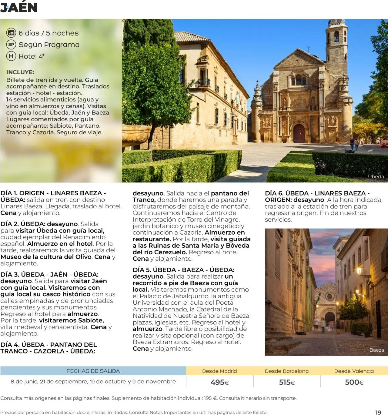 Viajes El Corte Inglés folleto │ válido desde el 01.04.2025 | Página: 19 | Productos: Pendientes, Vino