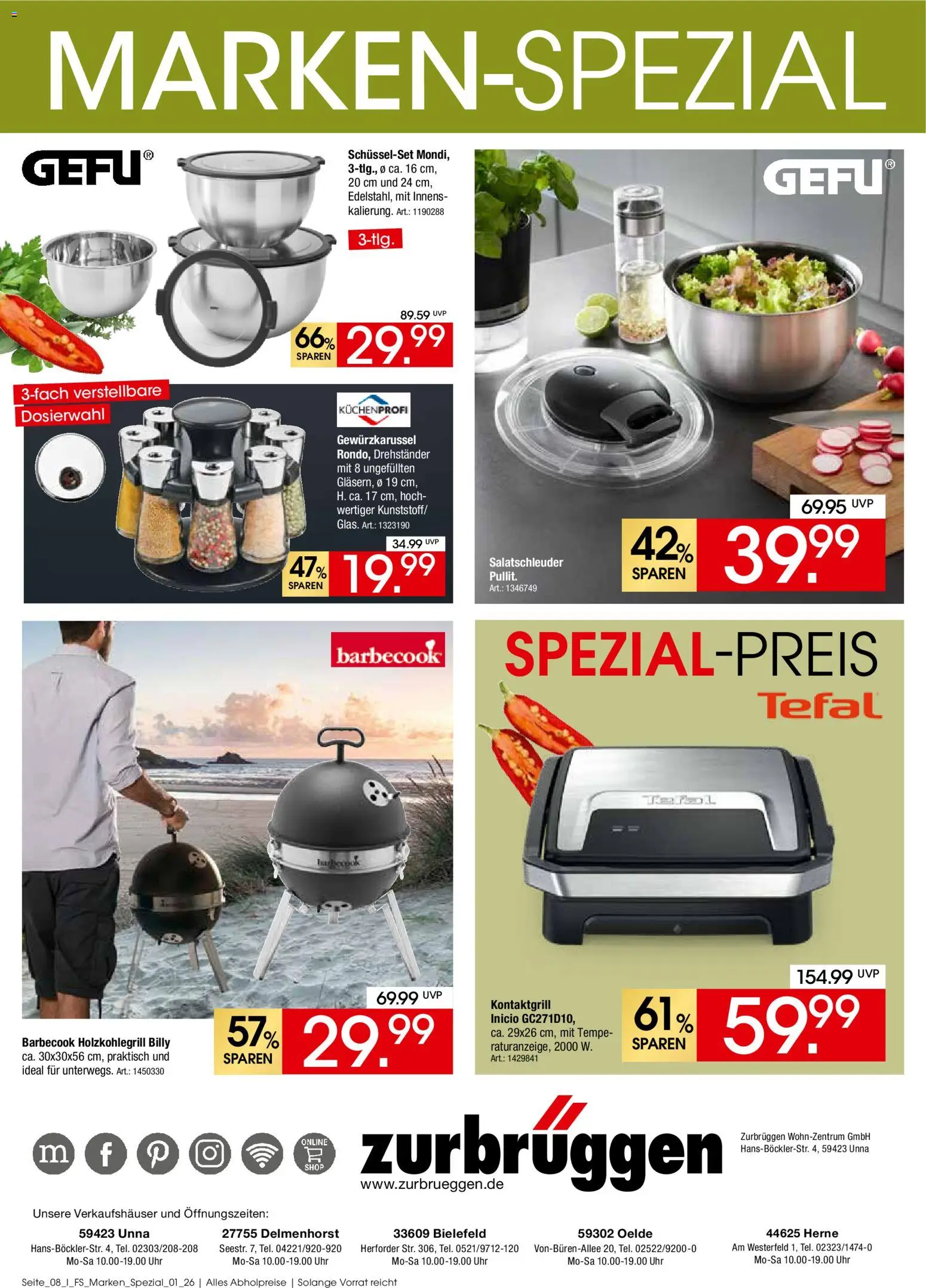 Zurbrüggen Marken-Spezial – gültig ab 16.04.2026 | Seite: 8 | Produkte: Uhr