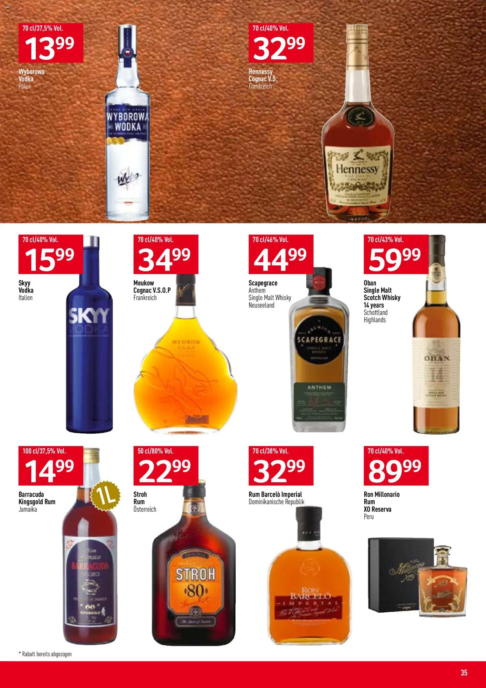 Prodega Aktionen – gültig ab 27.10.2025 | Seite: 35 | Produkte: Wodka