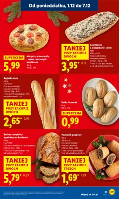 Pogląd oferty "Zapiekanka z pieczarkami i serem, 150 g, 100 g = 2,63" - ważna od 01.12.2025 | Strona: 23