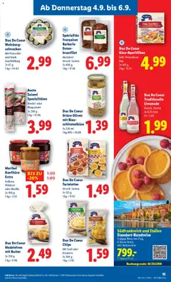 Lidl Flugblatt gültig ab 04.09.2025 | Seite: 17 | Produkte: Chips, Szeder, Butter, Salami