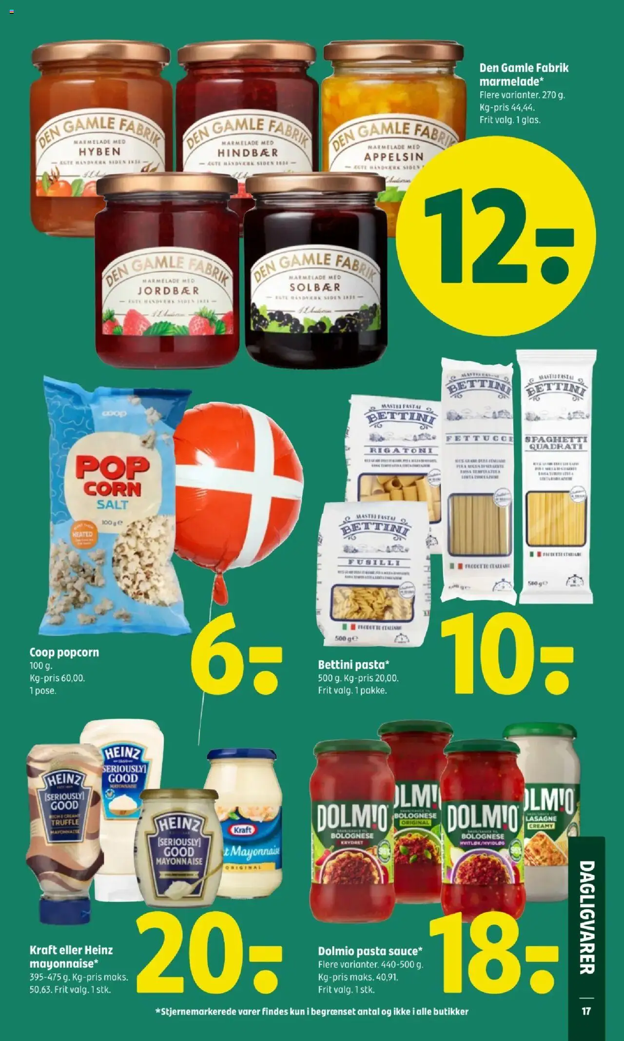 Coop 365 tilbudsavis – gyldig fra 11.09.2025 | Side: 19 | Produkter: Jordbær, Pasta, Salt, Solbær