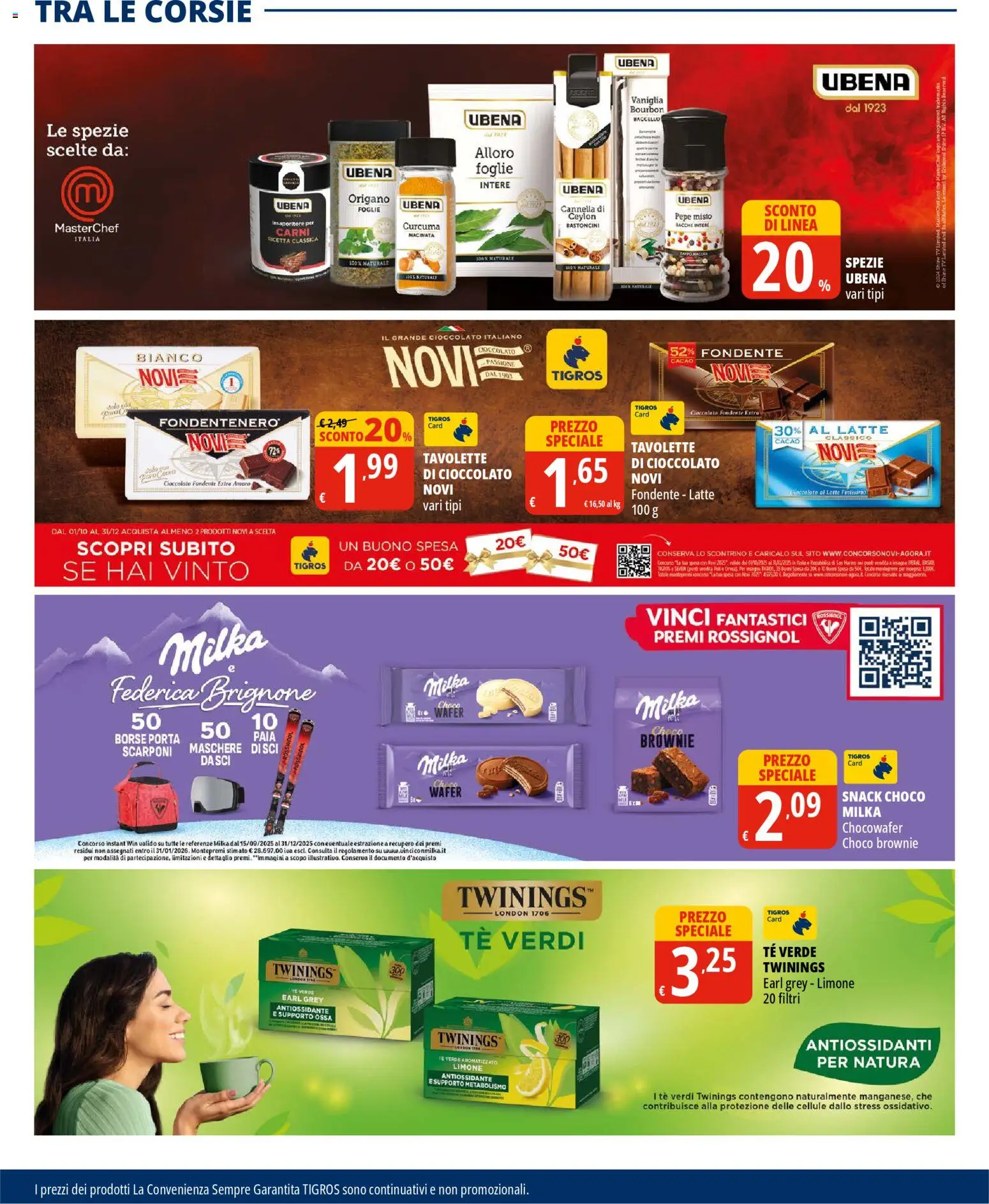 Volantino Tigros del 26.11.2025 | Pagina: 25 | Prodotti: Tè, Pepe, Cacao, Amaro