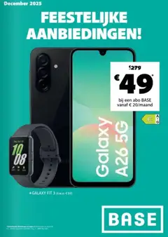 Base folder / publicité - Voorbeeld van een folder van Base, geldig van 03.12.2025