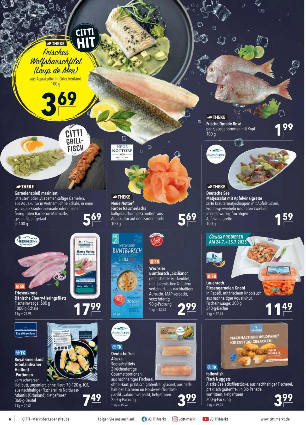 CITTI Tilbudsavis gyldig fra 23.07.2025 | Side: 6 | Produkter: Nuggets, Grill