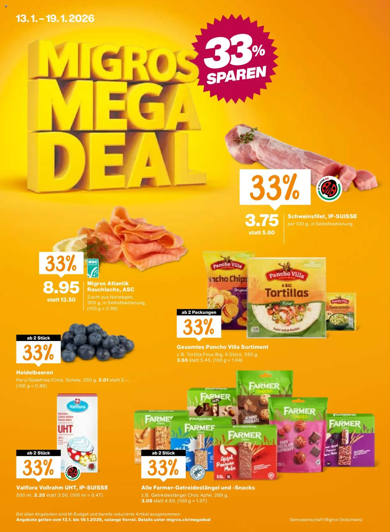 Migros Aktionen – gültig ab 13.01.2026 | Seite: 1 | Produkte: Chips