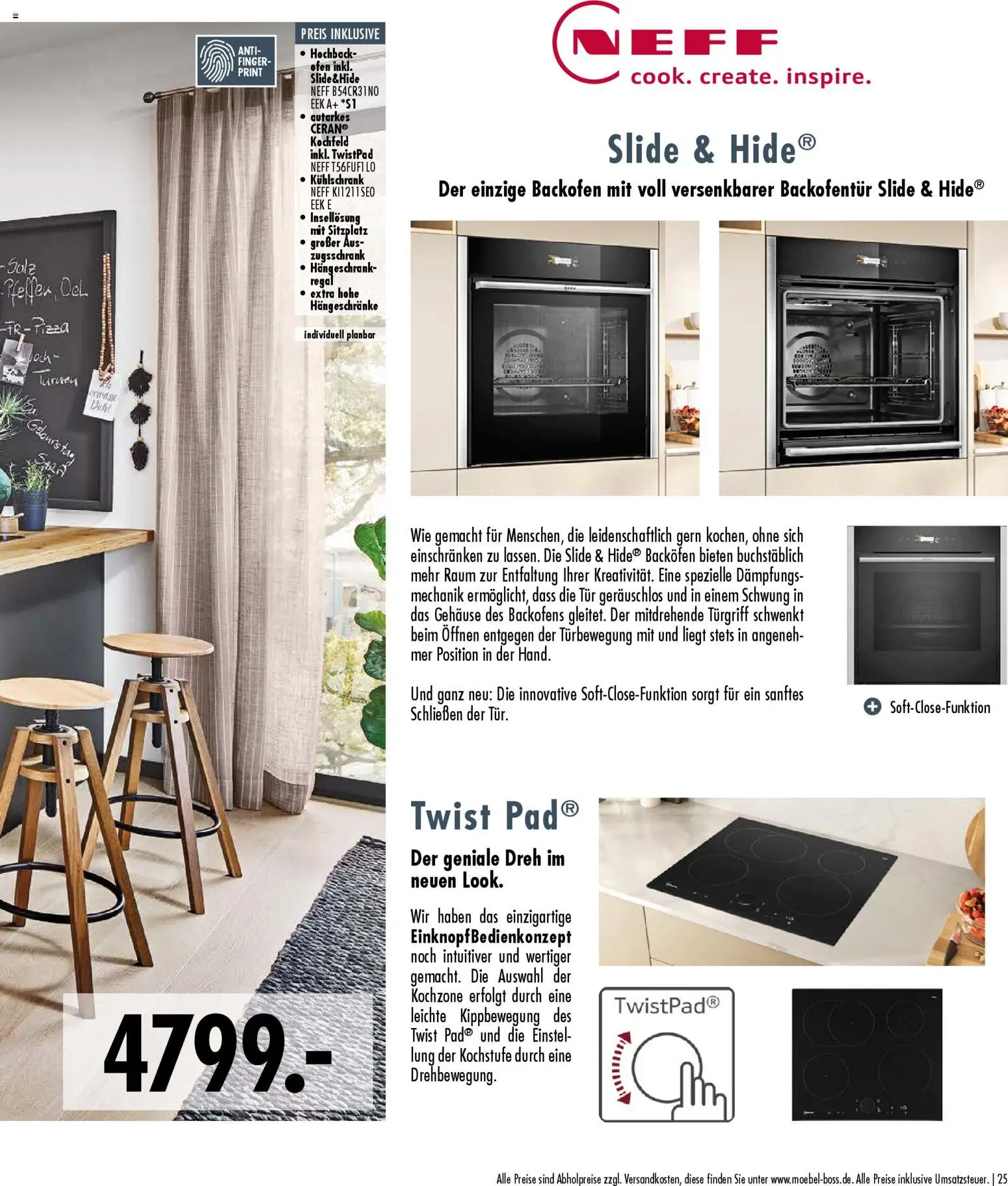 SB Möbel Boss Küchenkatalog 2026 – gültig ab 09.04.2026 | Seite: 25