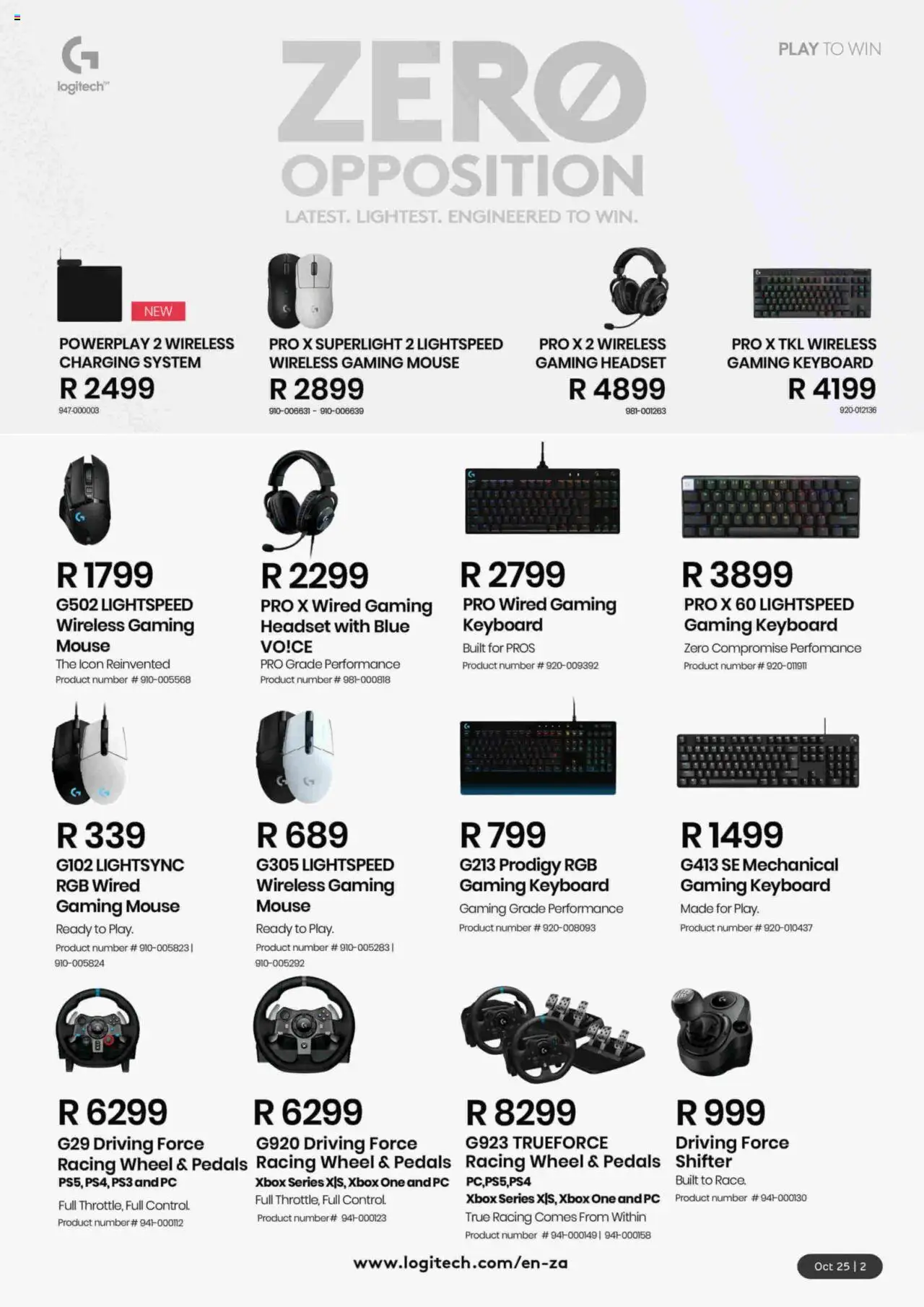 New Computer Mania catalogue – valid from 01.10.2025 | Page: 3 | Products: Headset, Mouse, Keyboard, Xbox