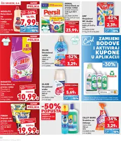 Kaufland Katalog - Pregled kataloga iz trgovine Kaufland, vrijedi od 08.04.2026 | Stranica: 22 | Proizvodi: Deterdžent za pranje rublja, Sredstva za čiščenje, Finish, Persil