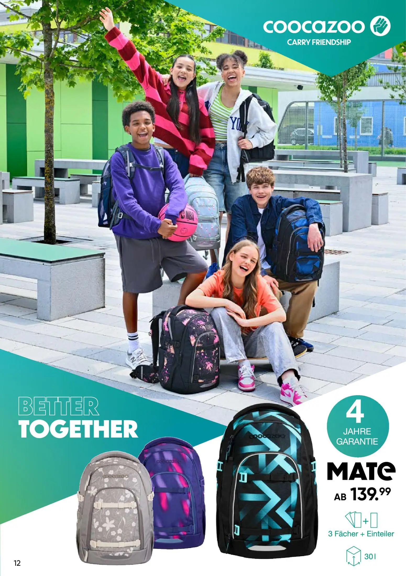Galeria Karstadt Kaufhof Prospekt Schulranzen  	 – gültig ab 02.03.2026 | Seite: 12