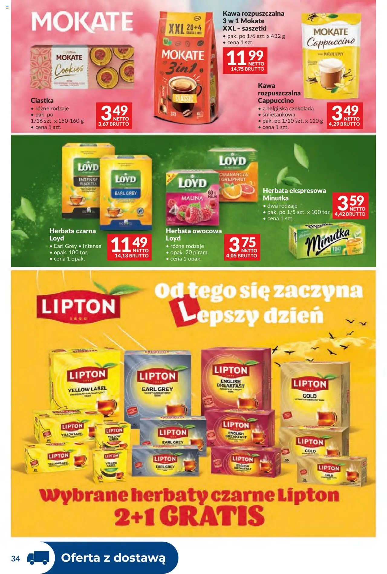 Makro Gazetka - Dystrybucja do sklepów od 16.09.2025 | Strona: 34 | Produkty: Kawa rozpuszczalna, Cappuccino, Kawa, Grejpfrut