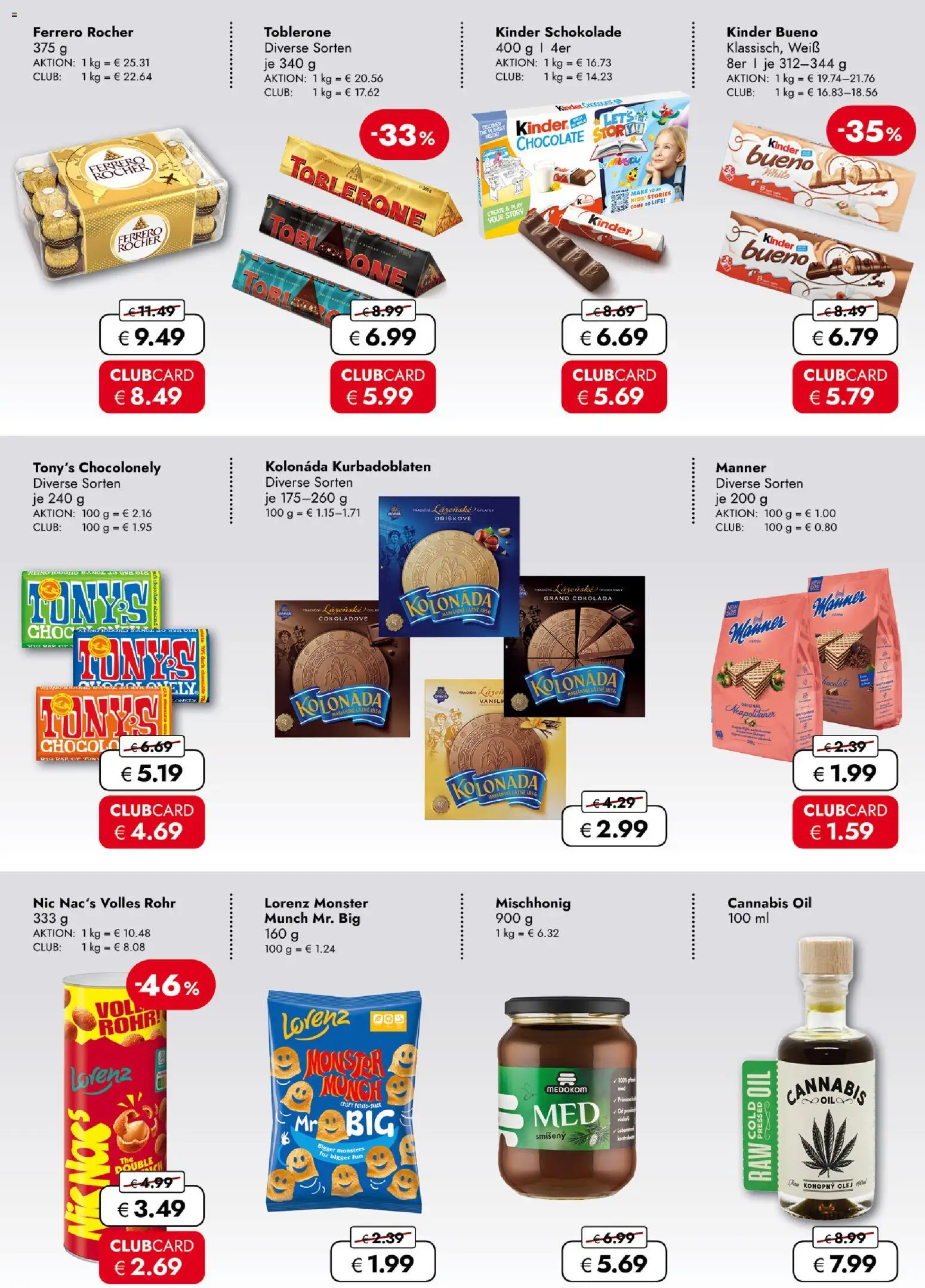 Travel Free  Aktionsangebote – gültig ab 03.04.2026 | Seite: 6 | Produkte: Kinder schokolade, Ferrero rocher, Schokolade, Kinder bueno
