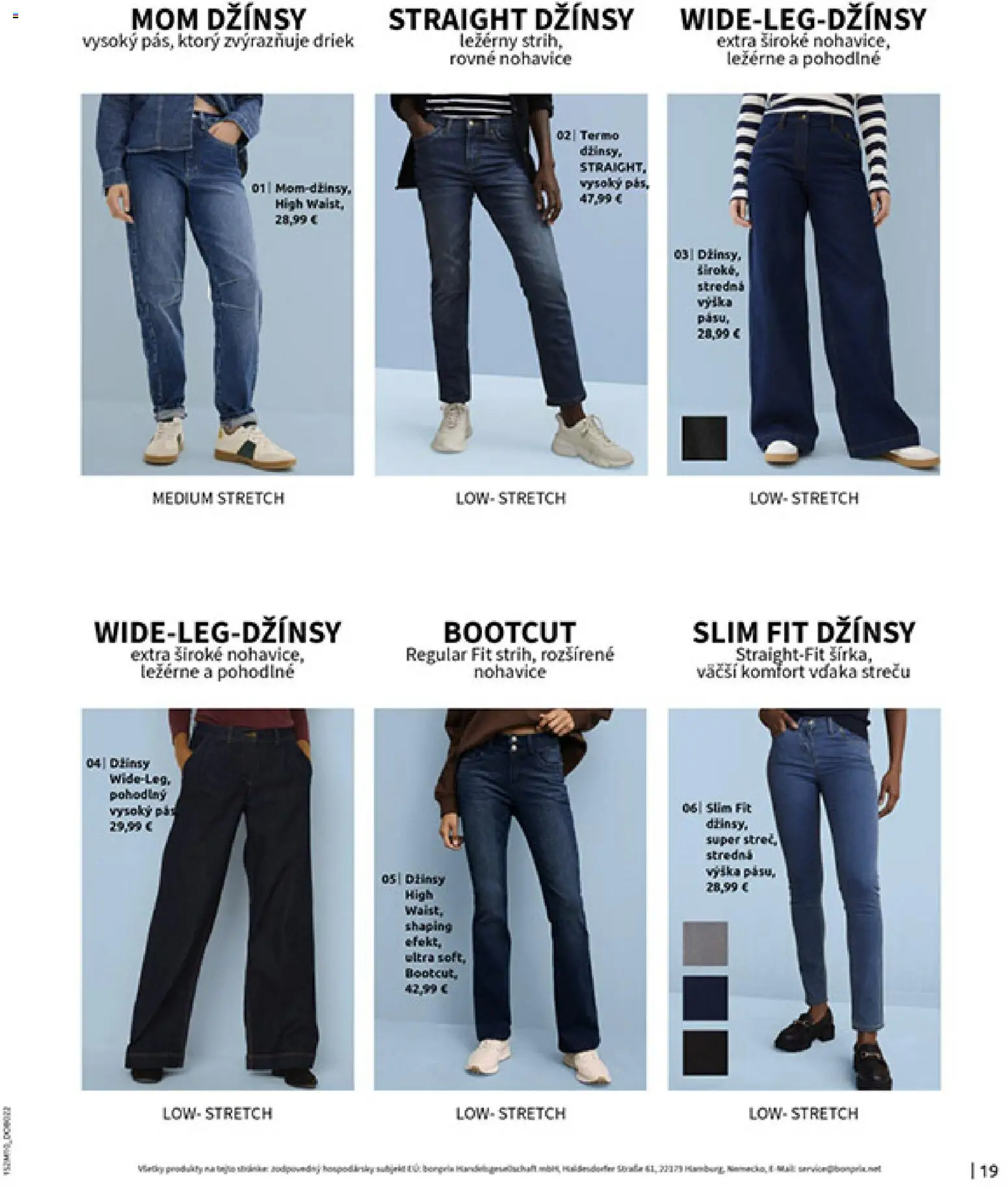 Nové Bonprix akcie – leták je platný od 24.11.2025 | Strana: 21 | Produkty: Nohavice