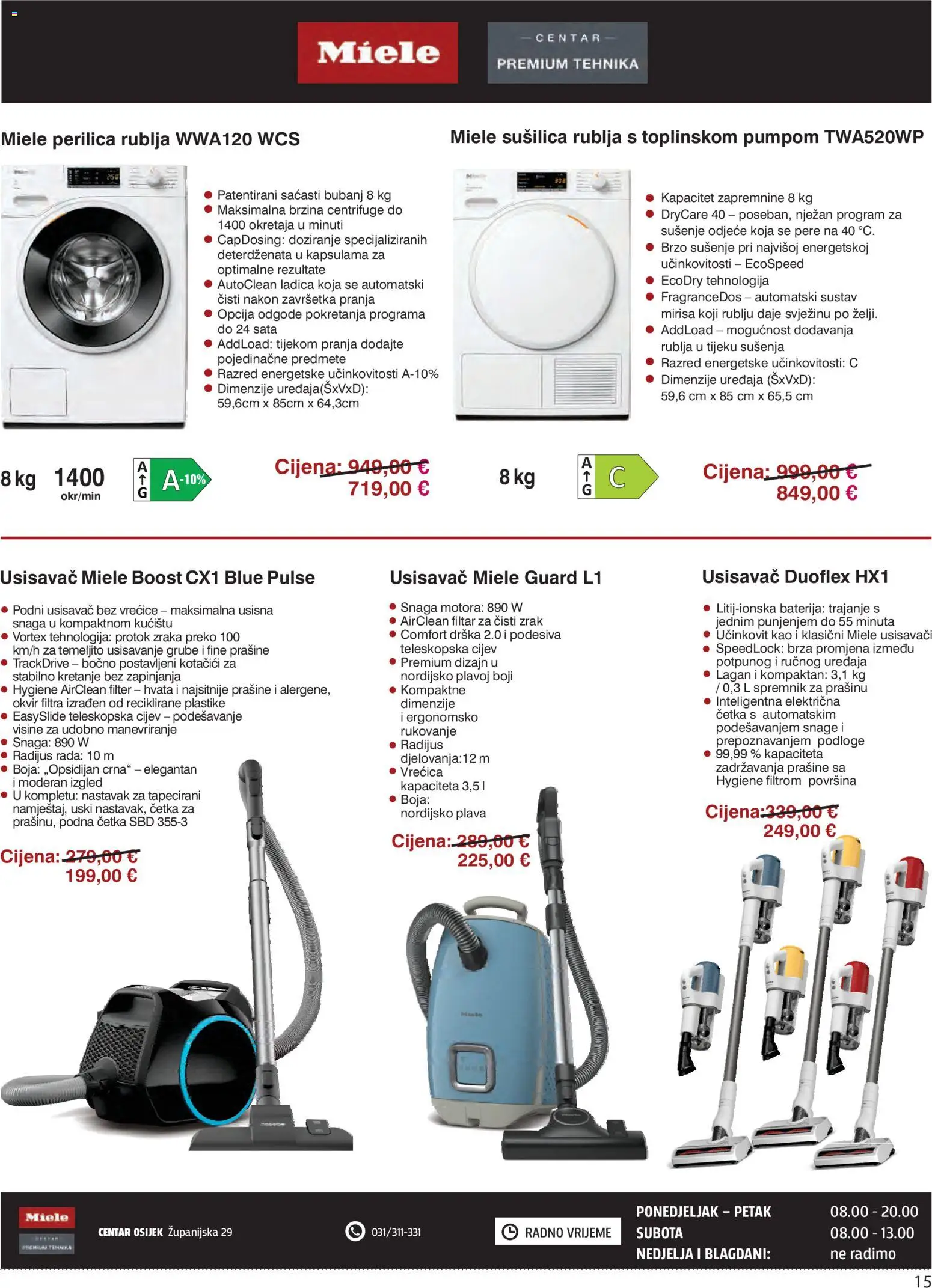 Centar Tehnike katalog | vrijedi od 02.02.2026 | Stranica: 15 | Proizvodi: Usisavač, Baterija, Četka, Perilica rublja