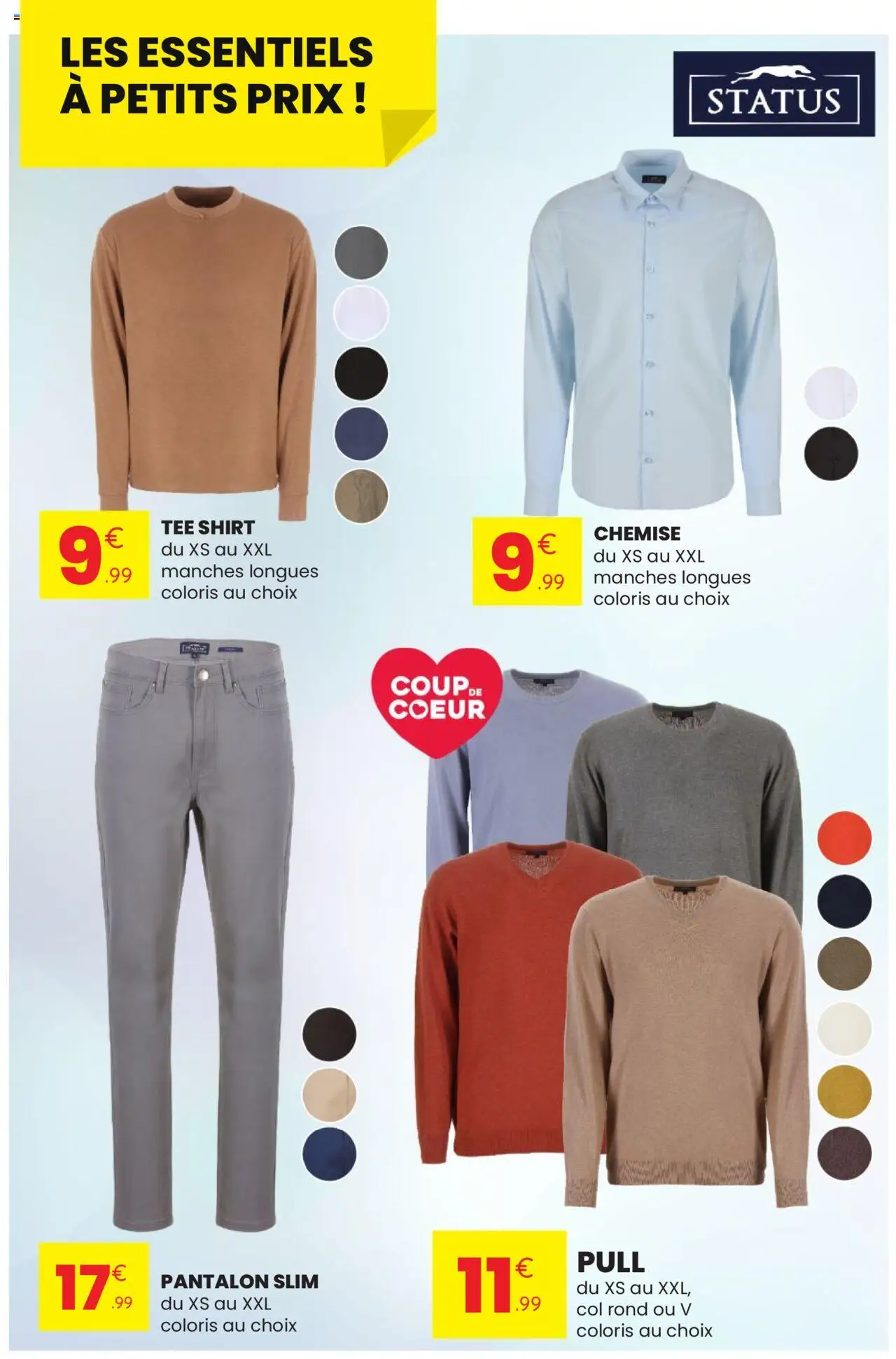 | Page: 9 | Produits: Pantalon slim, Chemise, Pull, Pantalon
