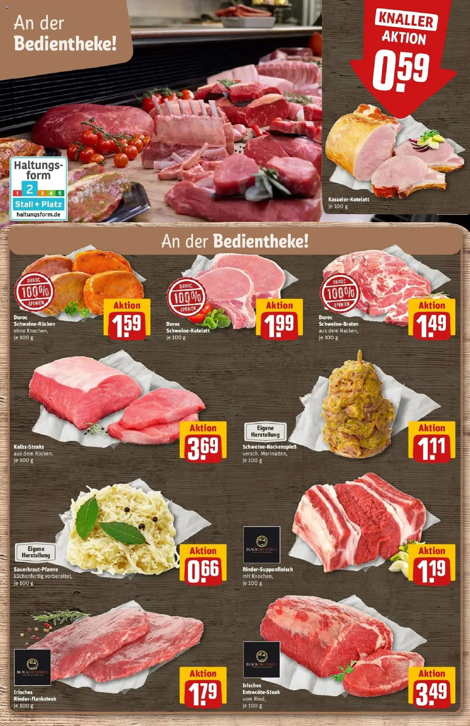 Rewe Prospekt Brandenburg An Der Havel	 – gültig ab 09.03.2026 | Seite: 9 | Produkte: Schweinerucken, Steak