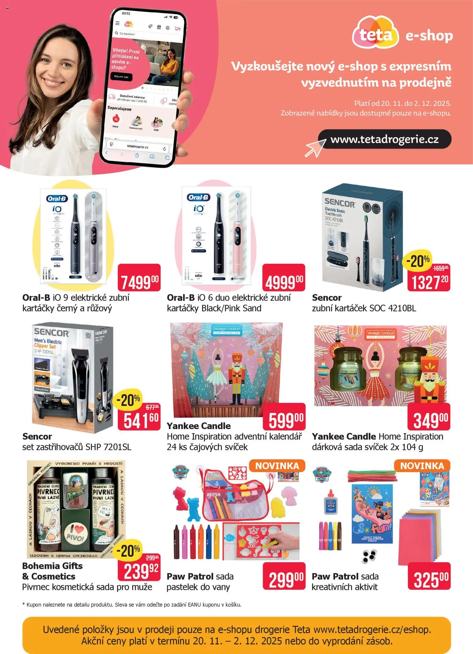 TETA Drogerie leták od 20.11.2025 | Strana: 21 | Produkty: Zubní kartáček, Yankee Candle, Pivo, Šampon