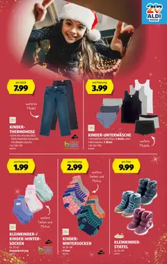 Aldi Aktionen ab 04.12.2025 gültig | Seite: 18 | Produkte: Socken, Stiefel