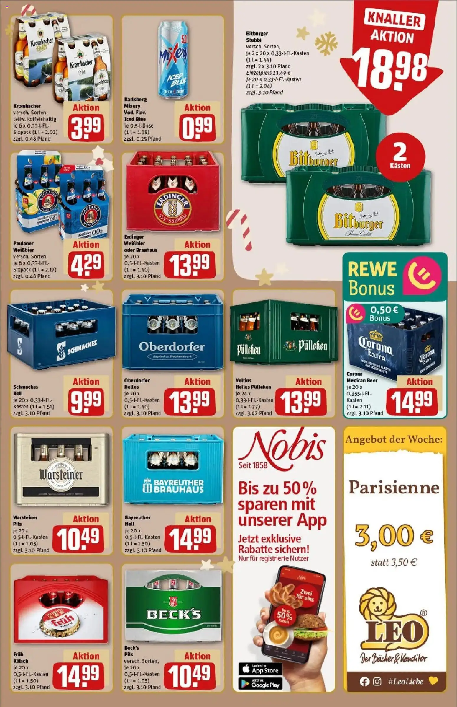 Rewe prospekt Stolberg / Breinig	 – gültig ab 01.12.2025 | Seite: 25 | Produkte: Helles pulleken, Weißbier, Paulaner, Veltins