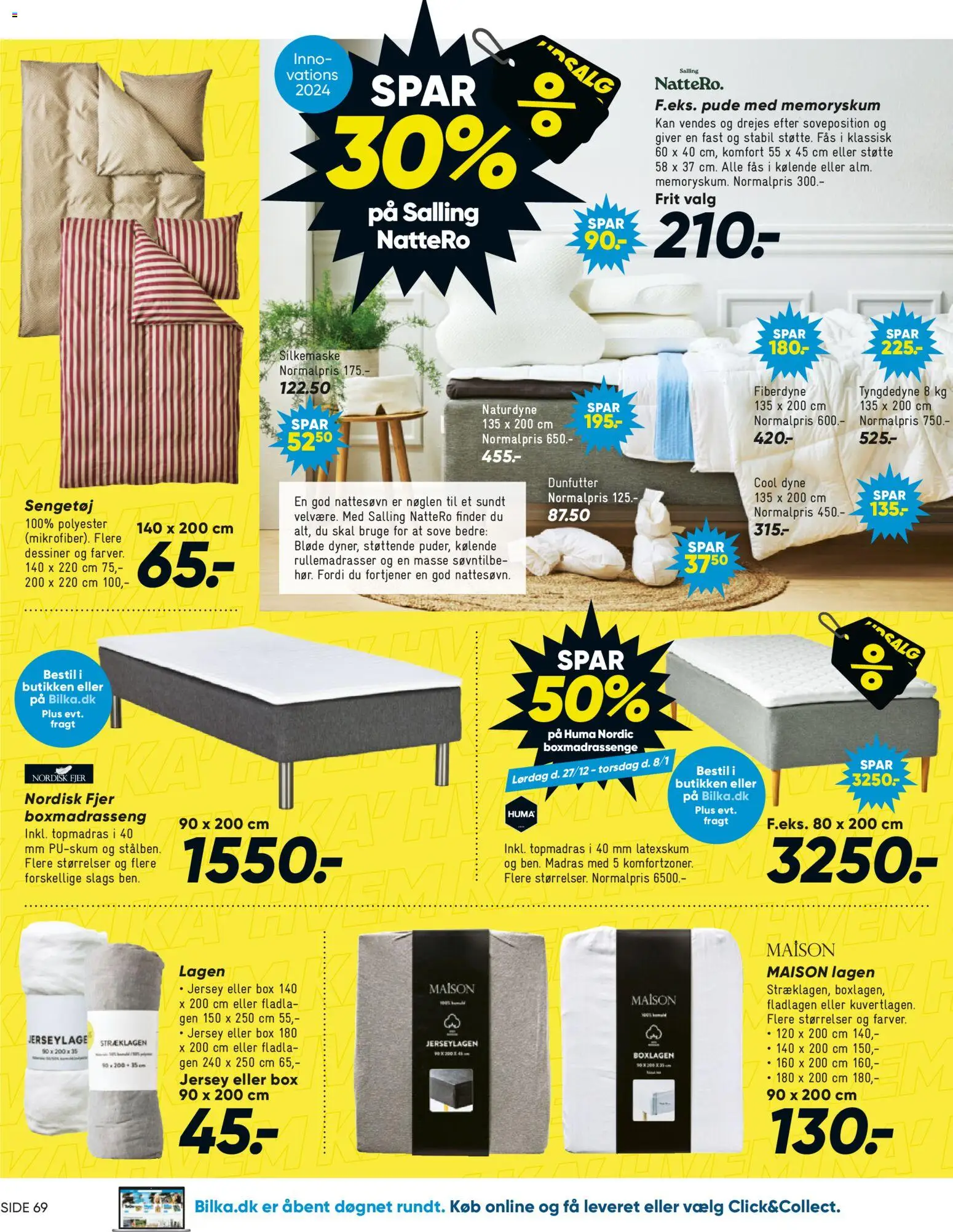 Bilka tilbudsavis – gyldig fra 25.12.2025 | Side: 29 | Produkter: Madras, Pude