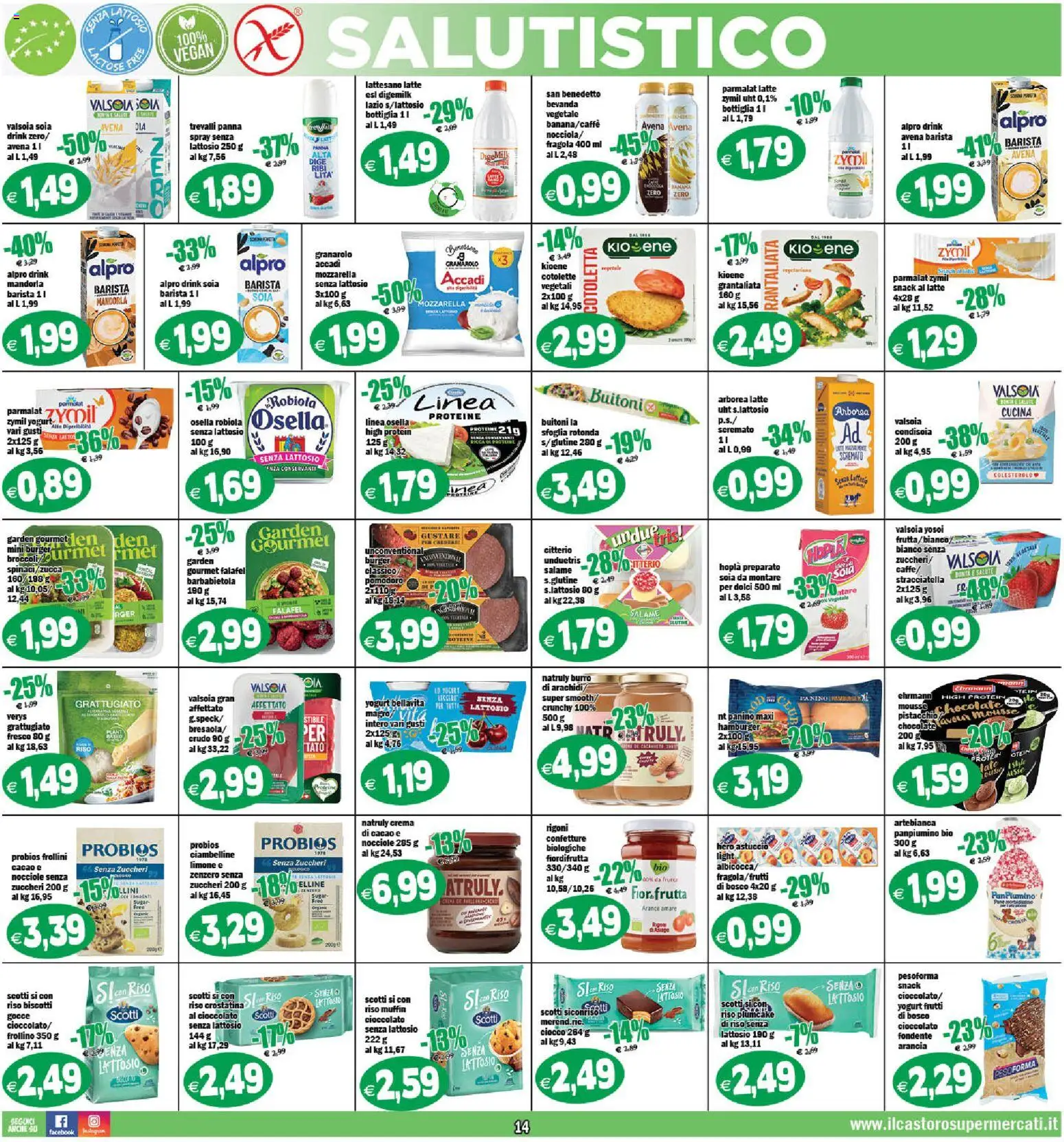 Volantino Il Castoro del 17.04.2026 | Pagina: 14 | Prodotti: Crema, Riso, Panna, Limone