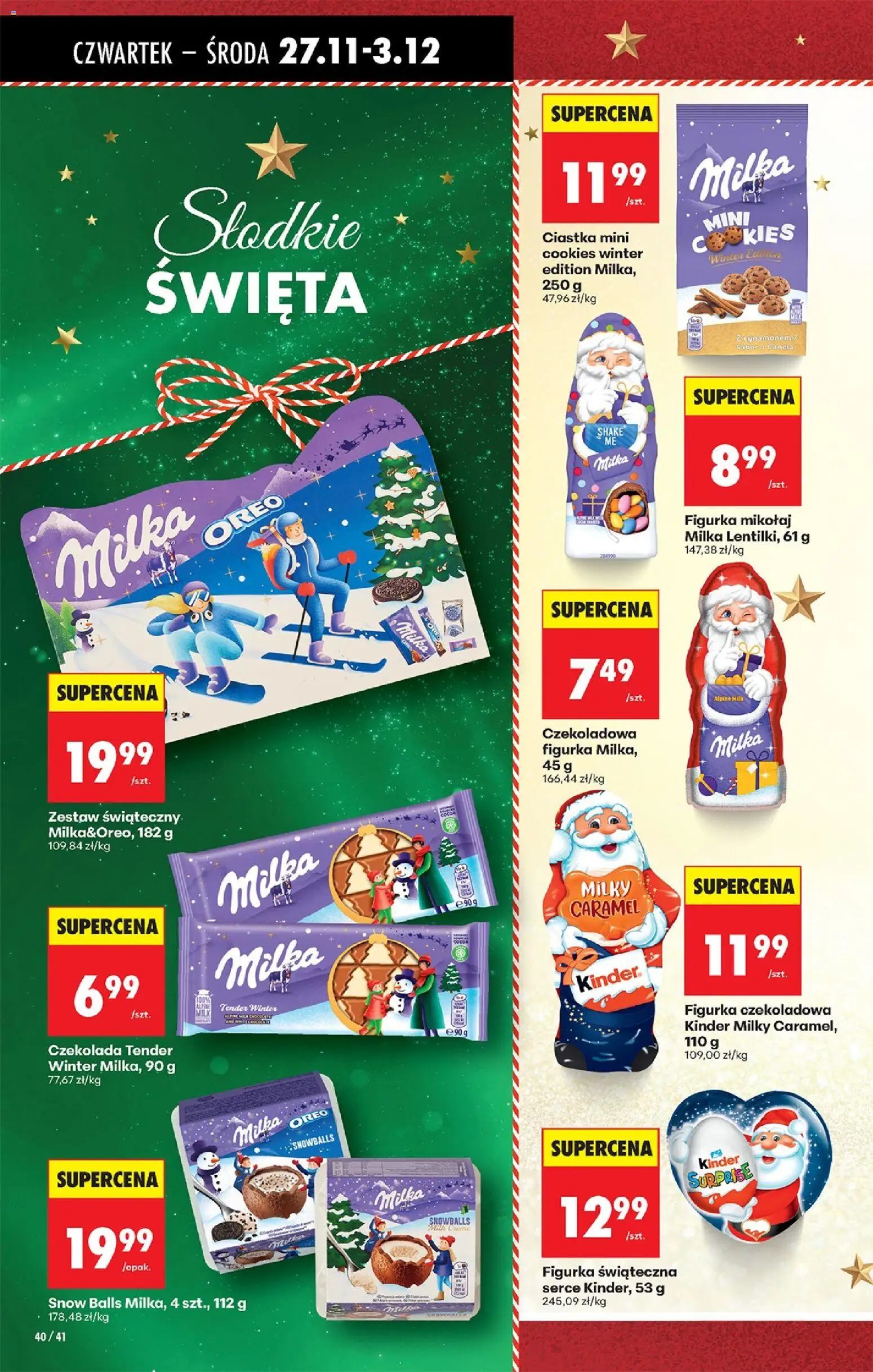 Biedronka Black Friday od 27.11.2025 | Strona: 48 | Produkty: Czekoladowa, Milka, Czekolada, Ciastka