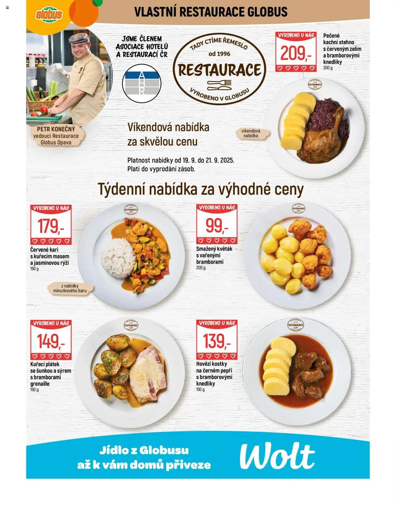 Globus leták - Opava od 17.09.2025 | Strana: 10 | Produkty: Hovězí, Globus, Rýži, Kostky