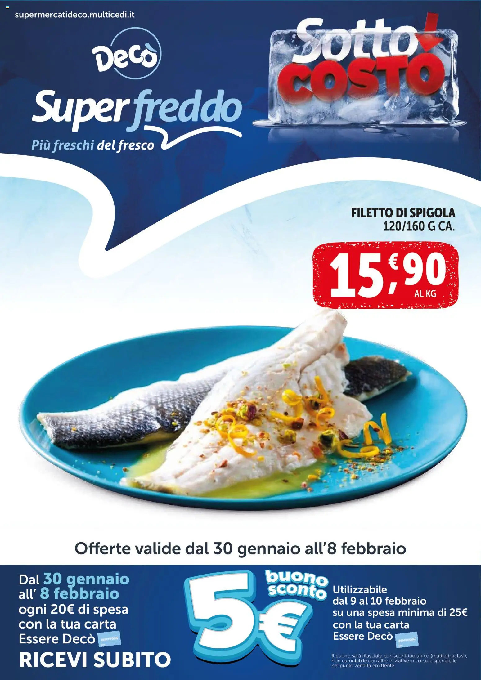 Volantino Decò del 30.01.2026 | Pagina: 1 | Prodotti: Spigola