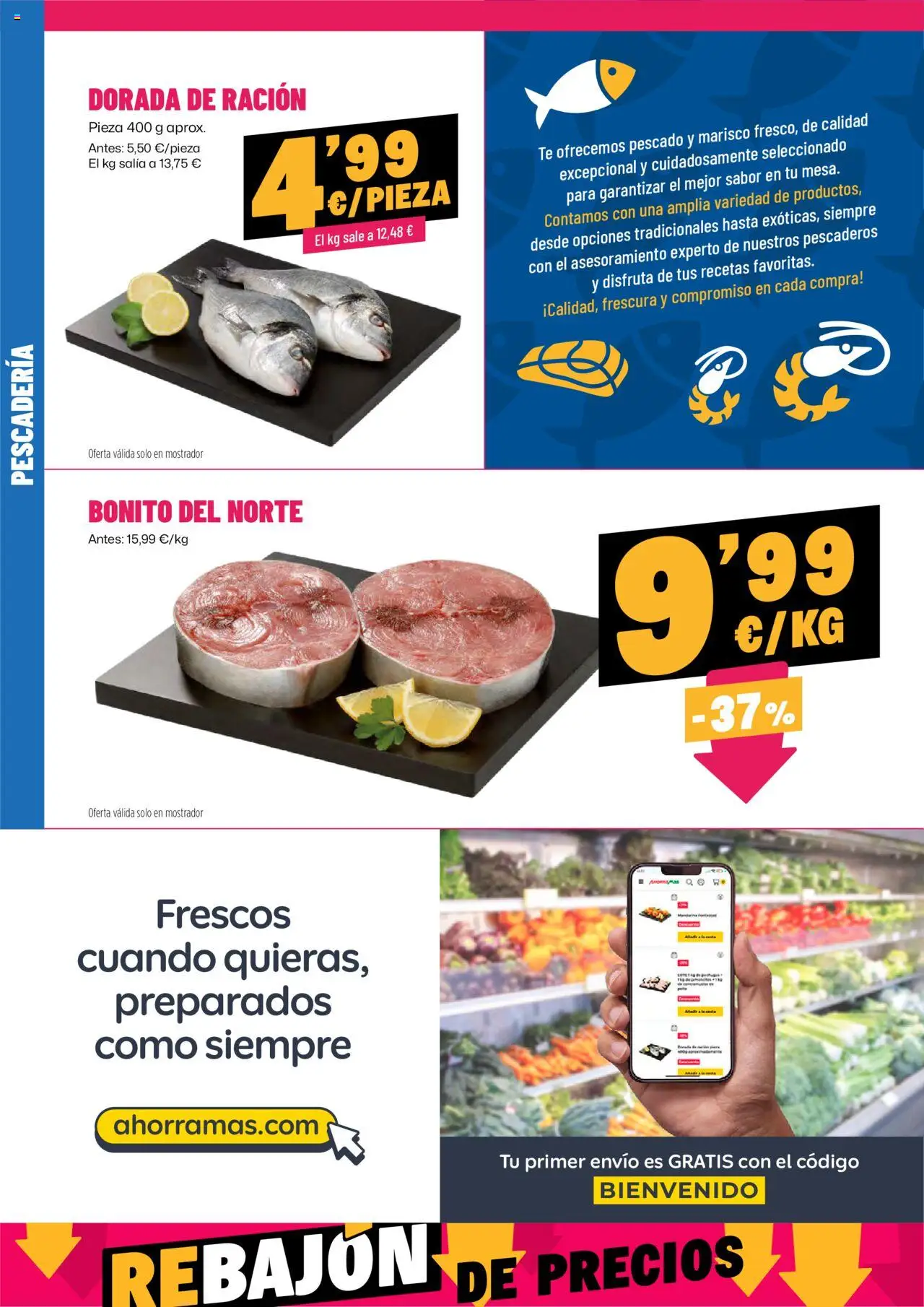 AhorraMas folleto │ válido desde el 16.10.2025 | Página: 4 | Productos: Pescado, Té
